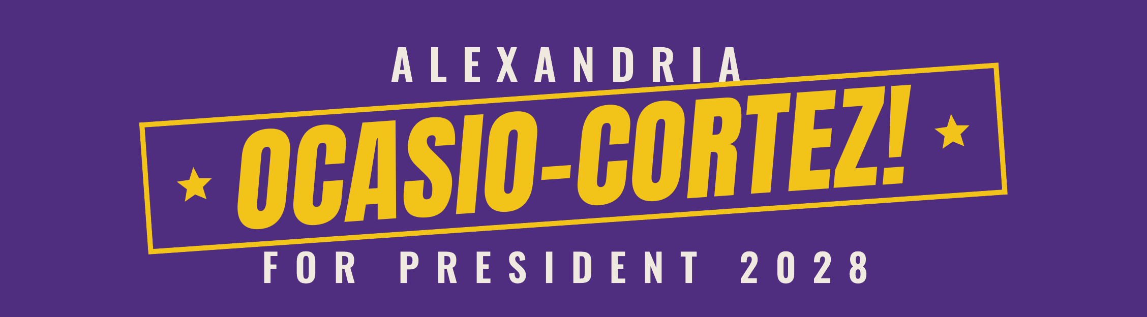Alexandria Ocasio-Cortez sticker
